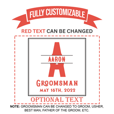 Customized Tumblers of Appreciation for Groomsman & Best Man Gifts